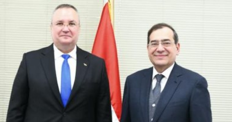 لبحث التعاون المشترك.. وزير البترول يستقبل رئيس وزراء رومانيا |صور