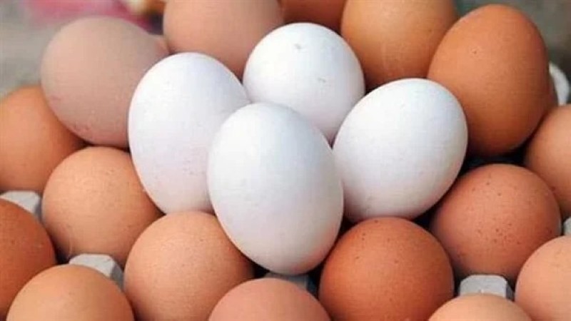 البيض الأحمر والأبيض
