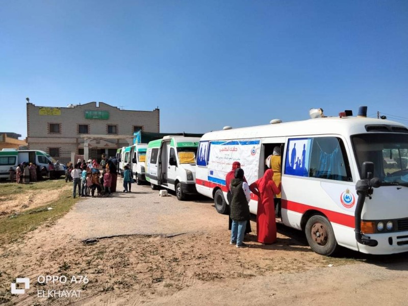 إجراء الكشف الطبي على 529 مواطنا بقافلة طبية بقرية الدعاء ببلطيم