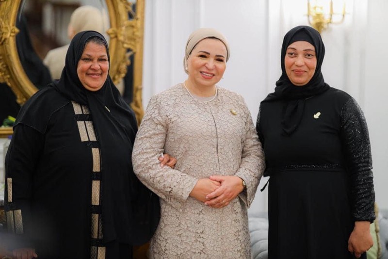 انتصار السيسي : سعادتي باللغة بالحديث مع سيدات مصر الملهمات