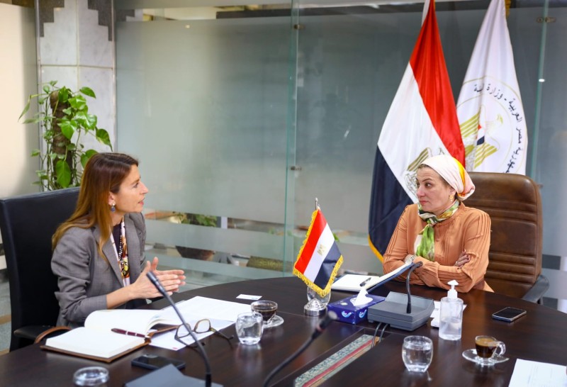 وزيرة البيئة تناقش التعاون مع مديرة مكتب اليونسكو بالقاهرة