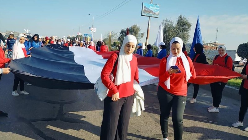 بمشاركة 500 فتاة.. انطلاق ماراثون مشي احتفالاً باليوم العالمي للمرأة بكفر الشيخ