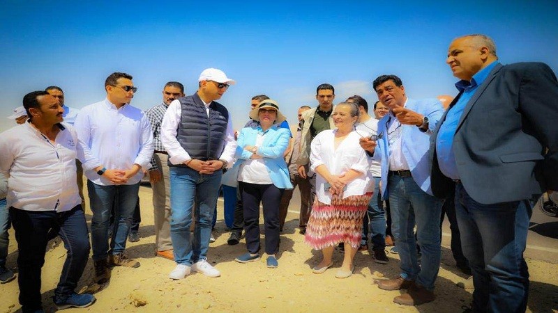 وزيرة البيئة تصطحب الأميرة عالية بنت الحسين لمحمية وادي الريان بالفيوم
