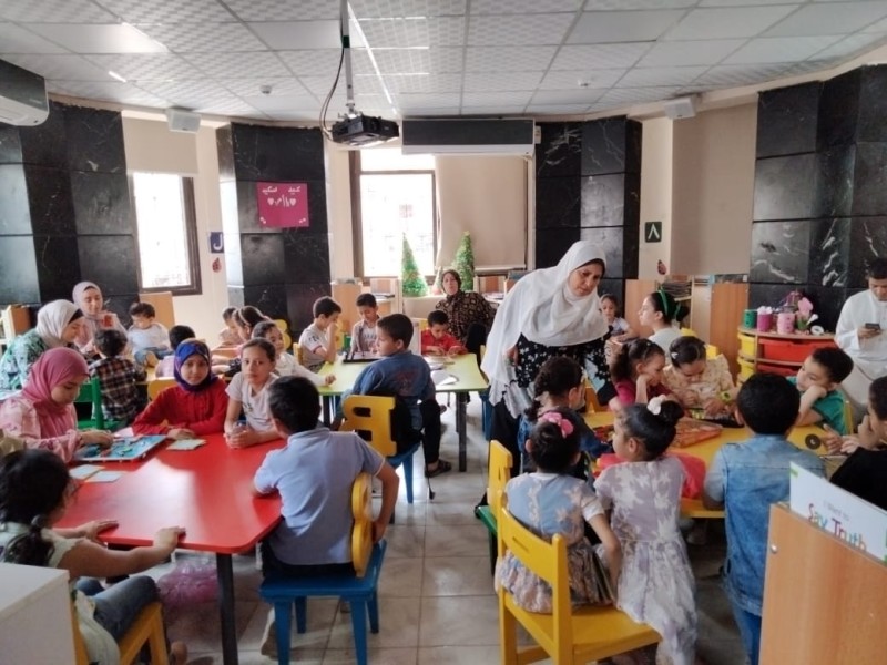 استقبال ٥٠ طفلا بفرع الدلنجات لمكتبة دمنهور |صور