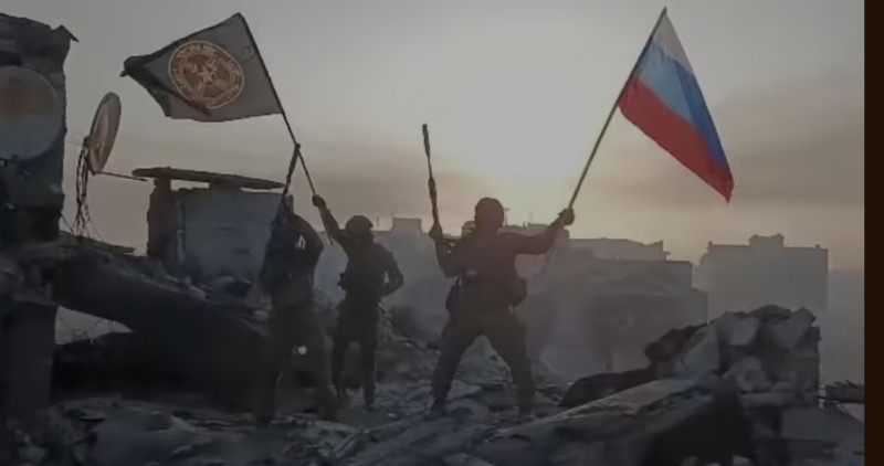 جنود روس في باخموت 