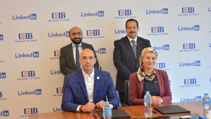 البنك التجاري الدولي-مصر CIB يوقع مذكرة تفاهم مع منصةLinkedIn  التعليمية