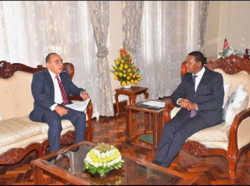 السفير المصري-وزير الخارجية الكيني