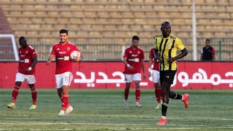 الأهلي يتقدم 3 / 1 على المقاولون العرب فى الدوري