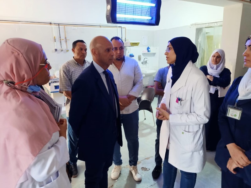 مرورمفاجئ لوكيل وزارة الصحة بالشرقية على مستشفى منيا القمح