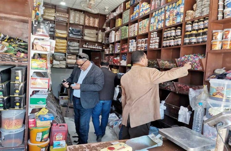 حملة تموينية على أسواق نجع حمادي في قنا