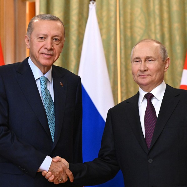 استقبل الرئيس الروسي فلاديمير بوتين رجب طيب أردوغان