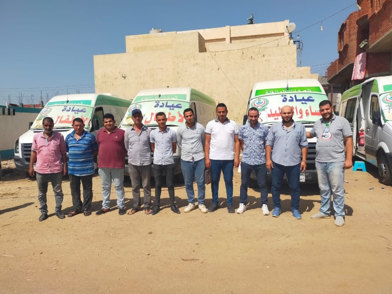 الكشف الطبي بالمجان على ١٥٤٥ مواطن بقرية البرادعية بصان الحجر بالشرقية