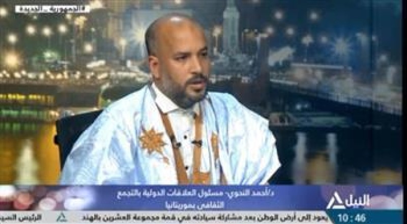 الدكتور أحمد النحوي مسئول العلاقات الدولية