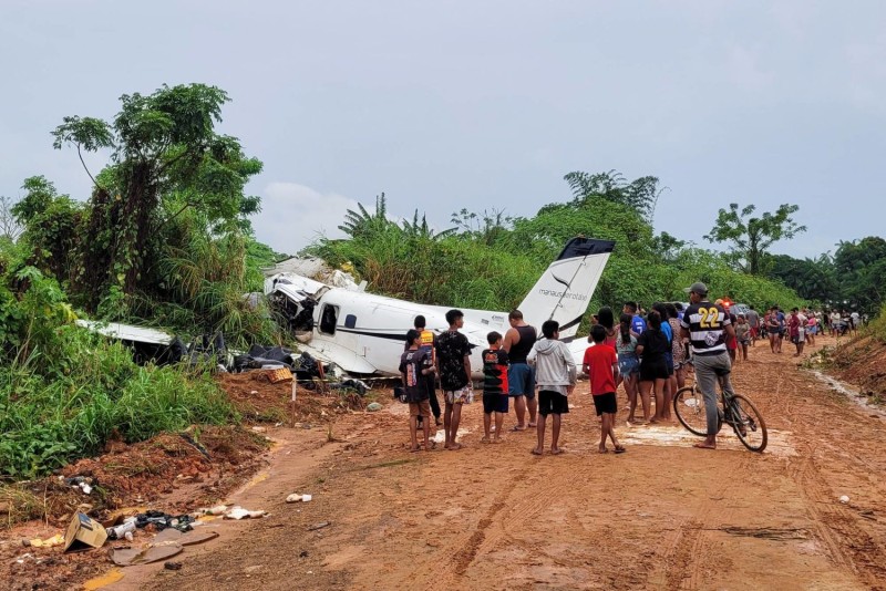  تحطم طائرة بولاية الأمازون بالبرازيل