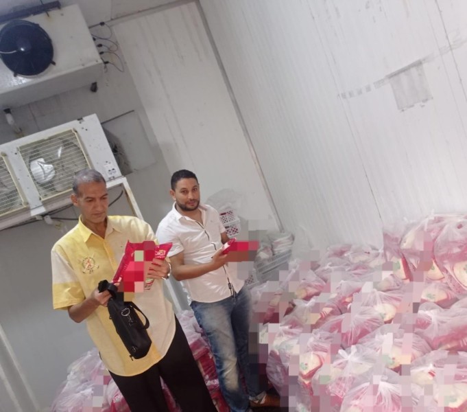ضبط 2500كجم جبن موتزاريللا غير مطابقة للمواصفات داخل مصنع ألبان  بمركز دمنهور
