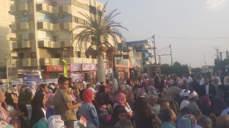 مسيرات بمحافظة الوادى الجديد لدعم وتأييد ترشح الرئيس السيسي في الانتخابات الرئاسية