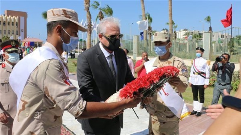 وضع إكليل الزهور وندوة بجامعة الملك سلمان بطور سيناء احتفالًا بنصر أكتوبر