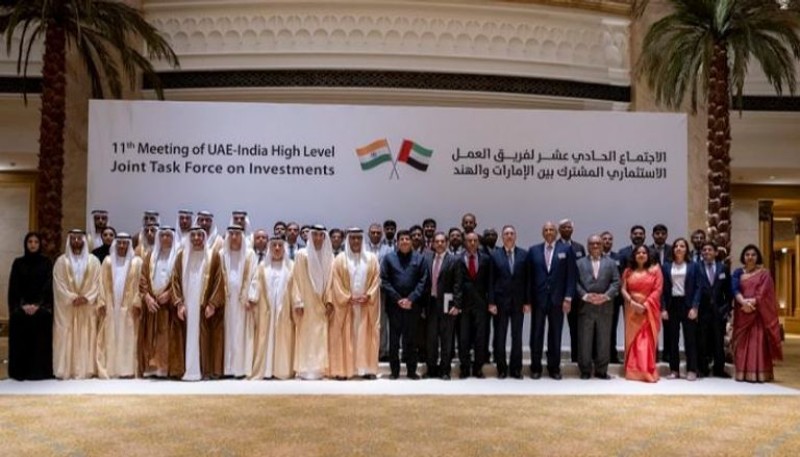  الاجتماع الـ11 لفريق العمل الاستثماري المشترك رفيع المستوى بين الإمارات والهند 