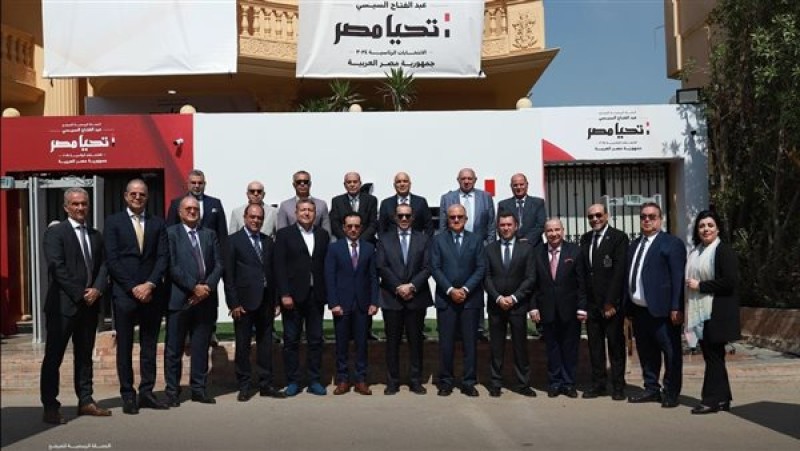 حملة السيسي تستقبل وفدًا من اتحاد الصناعات المصرية