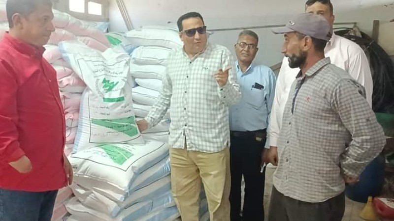 وكيل وزارة الزراعة بدمياط يتأكد من توافر تقاوي القمح
