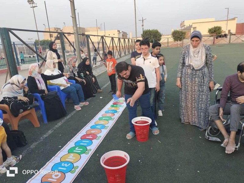 يوم ترفيهي لذوي القدرات والهمم وأطفال التوحد بمركز شباب أبو حماد