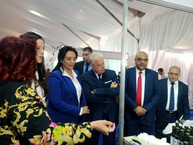 افتتاح المعرض المصاحب لمؤتمر المستثمرات العرب بشرم الشيخ