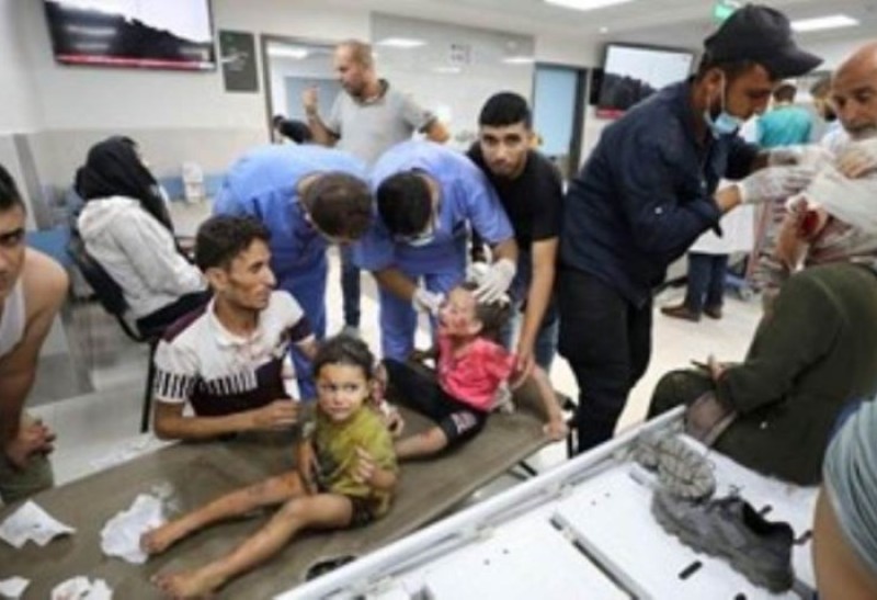 شهداء وجرحى في قصف إسرائيلي عنيف على محيط مستشفى القدس بغزة