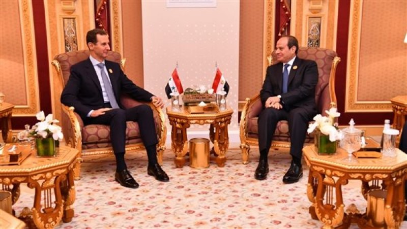  لقاء السيسي والأسد في الرياض