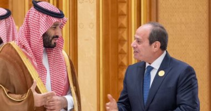 الرئيس السيسى يلتقى مع ولى العهد السعودى فى الرياض
