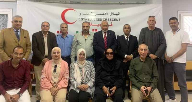 إنتخاب مجلس إدارة الهلال الأحمر المصري بدمياط