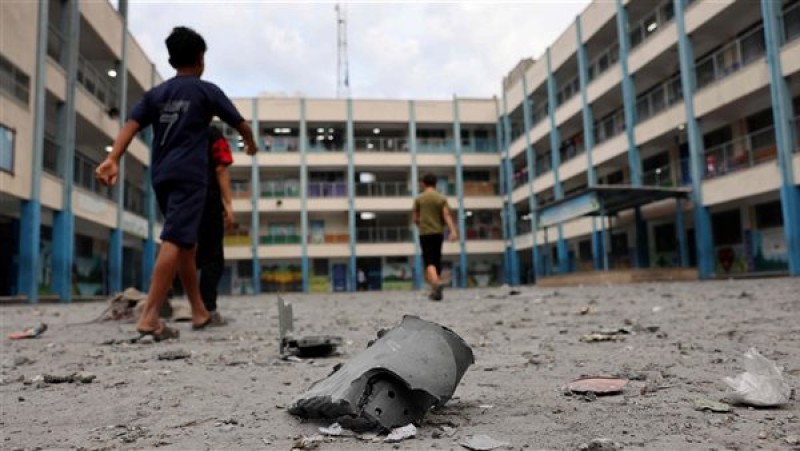  هجوم على مدرسة في غزة 