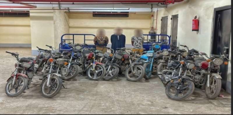 حملة أمنية للداخلية تسفر عن إعادة 16 دراجة نارية مُبلغ بسرقتها