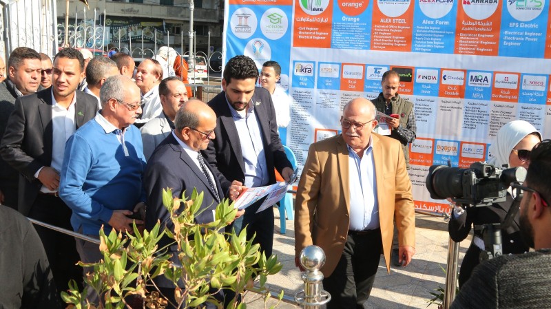 افتتاح ملتقى التوظيف في نسخته الثانية بنقابة المهندسين بالإسكندرية