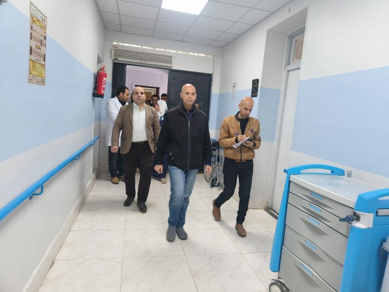 وكيل صحة الشرقية يتفقد الخدمة الطبية بمستشفى كفر صقر المركزي