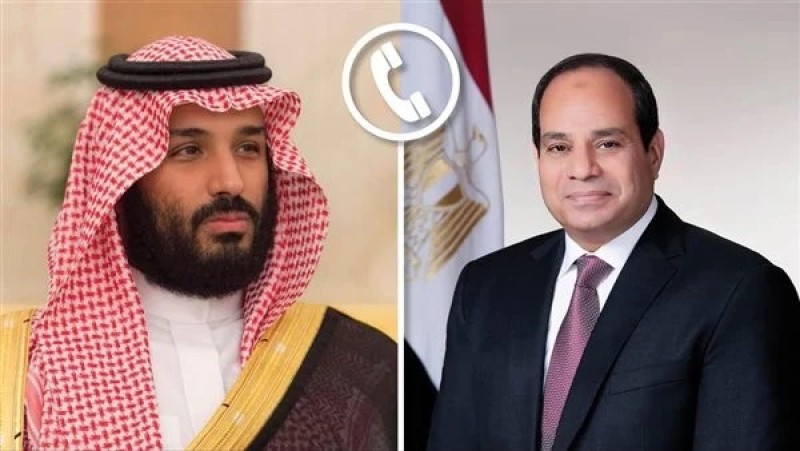 السيسي يتلقى اتصالا هاتفيا من ولى العهد السعودي