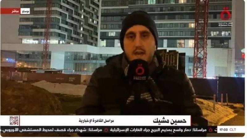مراسل القاهرة الإخبارية حسين مشيك