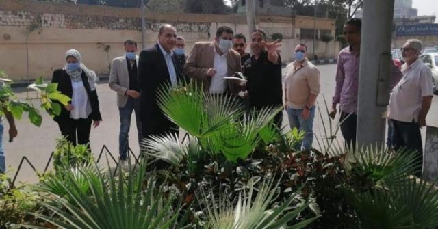 نائب محافظ القاهرة يتابع تطوير الحدائق