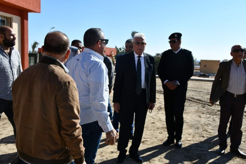 محافظ جنوب سيناء يتفقد مشروع توسعات محطة معالجة الصرف الصحي بشرم الشيخ