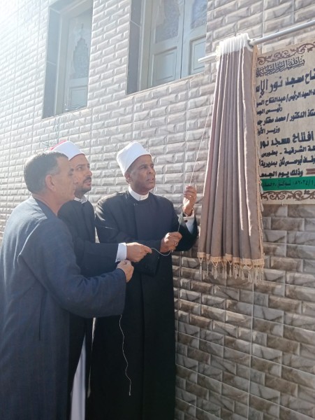 إفتتاح مسجدين جديدين بتكلفة 4 مليون و 500 ألف جنيه