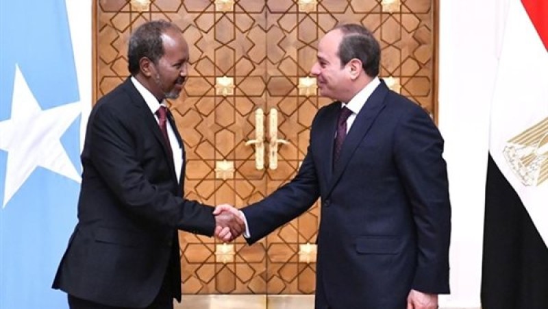 الرئيس السيسي والرئيس الصومالي