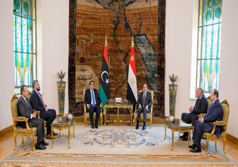 السيسى يستقبل رئيس المجلس الرئاسي الليبي
