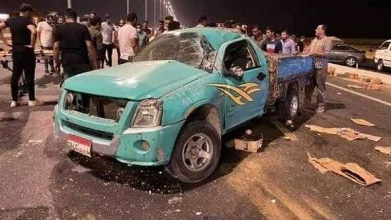 مصرع شخص وإصابة 19 آخرين في حادث انقلاب سيارة بطريق الضبعة