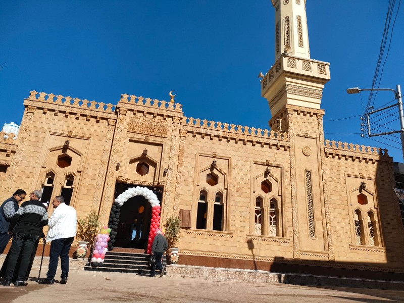 افتتاح مسجد النور المحمدي في مركز المحمودية بتكلفة مليون و 200 ألف جنيه