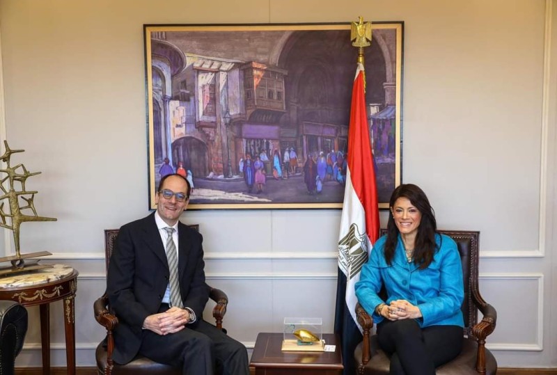 وزيرة التعاون الدولي تلتقي بالسفير النمساوي الجديد بالقاهرة