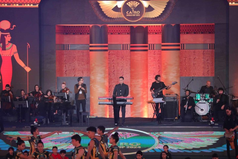 حفل افتتاح مبهر لمونديال الجمباز الفنى بالقاهرة