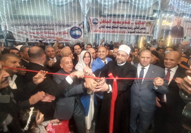 نائب محافظ البحيرة تشهد افتتاح المسجد المحلى الأثرى برشيد” صور ”