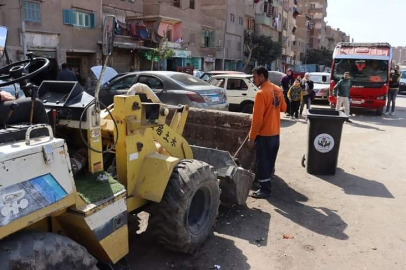 محافظ القليوبية يقوم بجوله لمتابعة أعمال النظافة بمدينة الخصوص واحياء شرق وغرب شبرا الخيمة