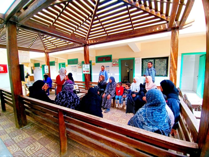 ضمن المبادرة الرئاسية حياة كريمة..استفادة 2000 مريض في القافلة الطبية بقرية قراجة بكفر صقر