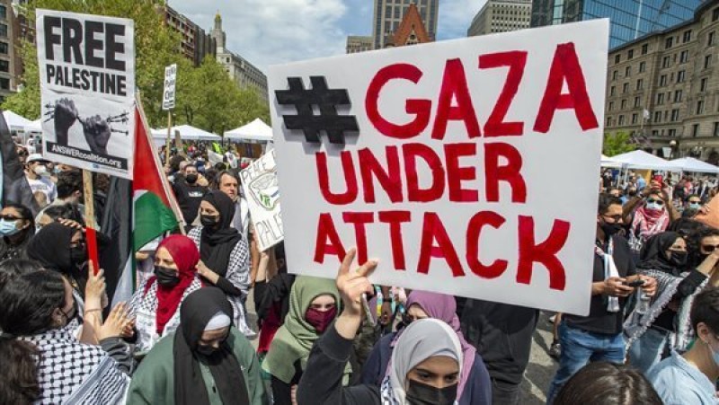 الجامعات الأمريكية تشهد مظاهرات ضد عدوان الاحتلال الإسرائيلي علي قطاع غزة