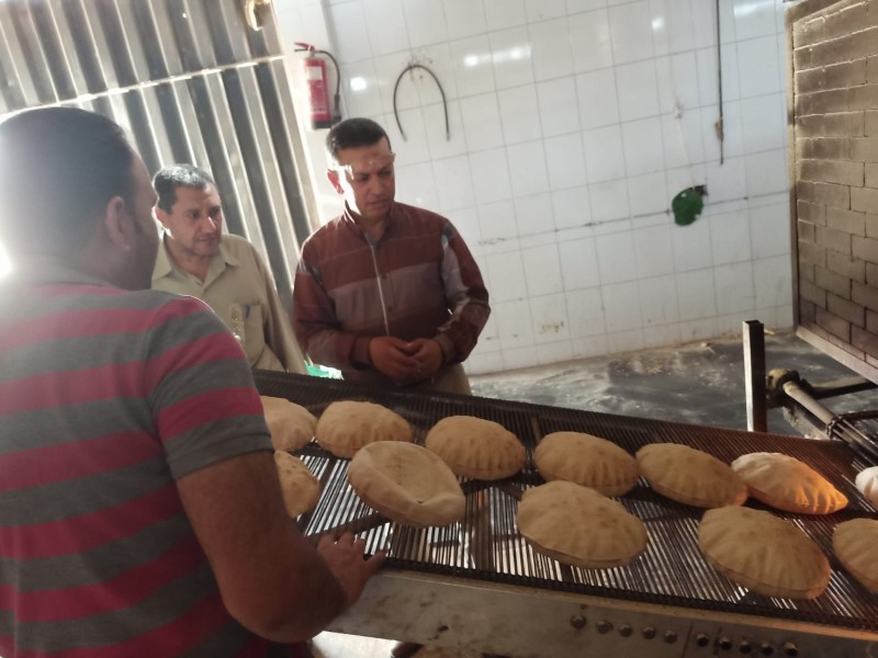 تموين جنوب سيناء يتابع المخابز بعد تحريك سعر رغيف الخبز